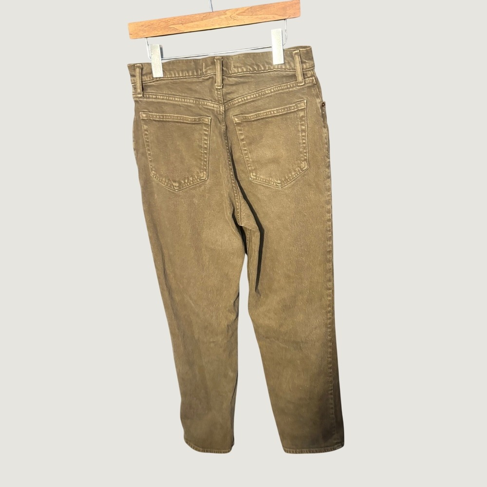 Abercrombie & Fitch The 90s Straight Ultra High Rise Brown Jeans 29 8R - Picture 3 of 5